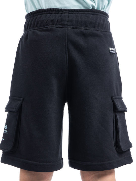 Kinder-Shorts/Bermudas Stoff Schwarz