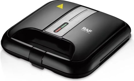 Aparat Electric de Făcut Gogoși 8 Forme 850W Plăci Antiaderente Negru