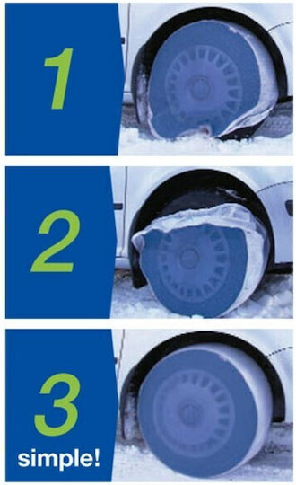 SnowGecko 5XL Schneesocken Large PKW 2Stück