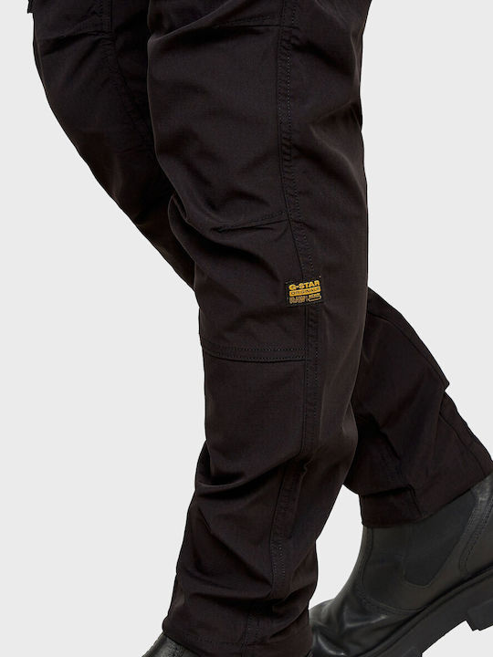 Rovic Zip 3d Trousers in Regular Fit Black