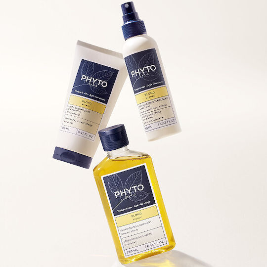 Phyto Blonde Brightening Spray Λάμψης Ανοιχτόχρωμα Έως Σκούρα Ξανθά Μαλλιά 150ml