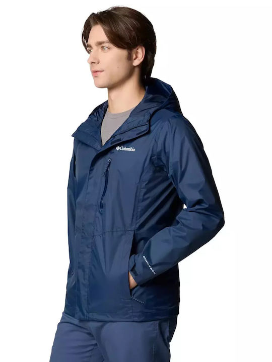 Columbia Pouring Adventure Iii Jacket Navy Blue