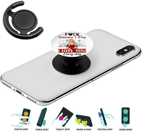 I Love You Everyday Phone Holders Stand Black Mobile Hand Grip
