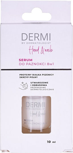Dermi Hand & Nails Serum Nail Strengthening Products Nails Reconstruction Regeneration 8-in-1 10 ml