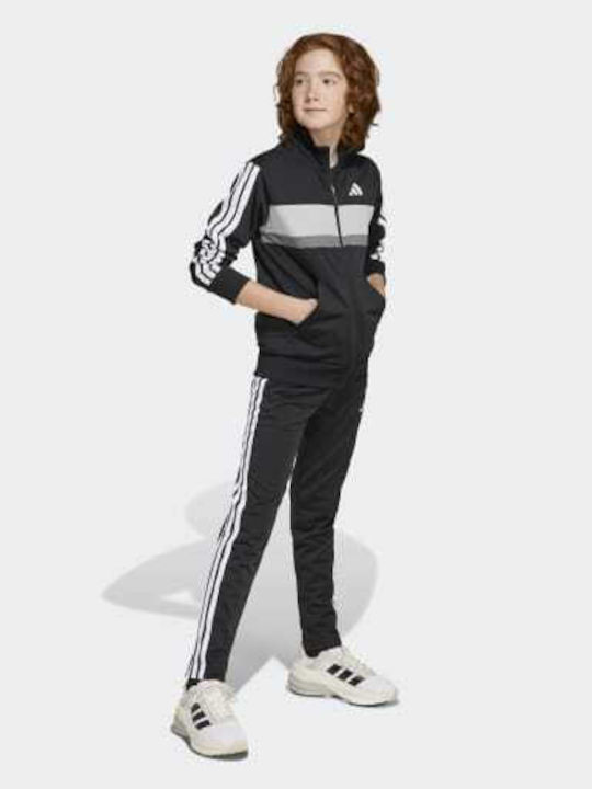 Kids Sweatpants Set With Jacket Black 3 Pieces