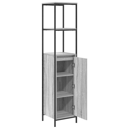 vidaXL Badezimmersäule Boden H36xB35xH165cm Sonoma