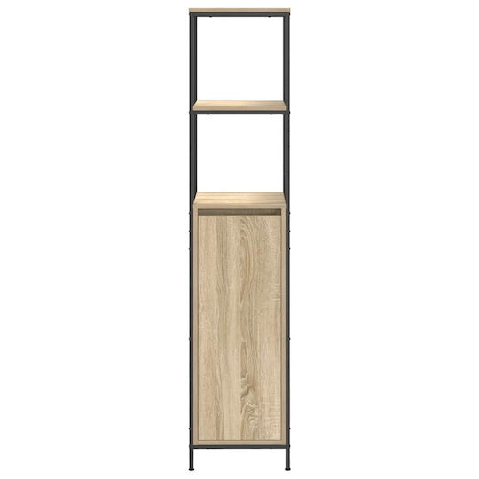 vidaXL Dulap Coloană Pentru Baie Pardoseală M36xA35xÎ165cm Sonoma