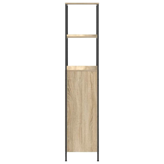 vidaXL Dulap Coloană Pentru Baie Pardoseală M36xA35xÎ165cm Sonoma