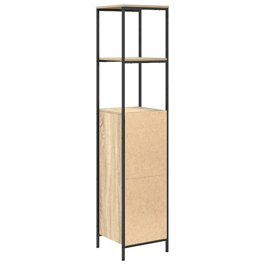 vidaXL Dulap Coloană Pentru Baie Pardoseală M36xA35xÎ165cm Sonoma