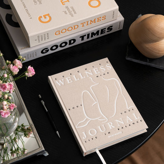 Printworks Wellness Journal Σημειωματάριο Μπεζ