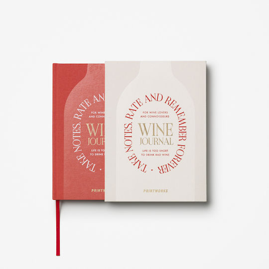 Printworks Wine Tasting Journal Σημειωματάριο Κόκκινο