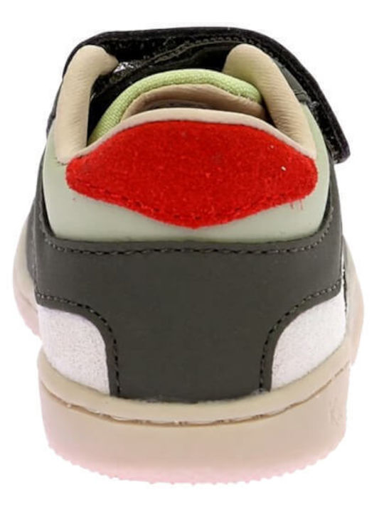 Παιδικά Sneakers με Σκρατς Χακί