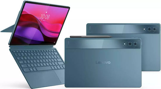 Lenovo Yoga Tab Plus 12.7Inches (16GB/256GB/Greek Keyboard and Stylus) Tidal Teal