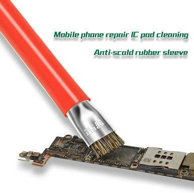 Best Antistatic Brush BST-71 Cleaning Tool with Double Red Head for Phone Repair BST-71