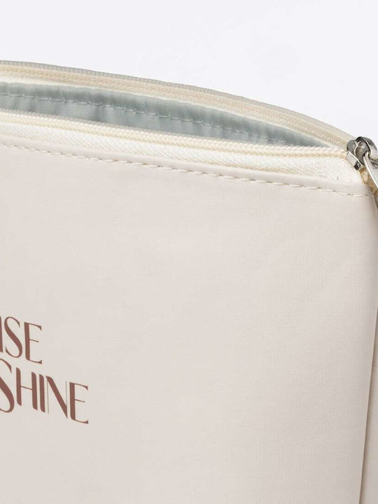 Dust+Cream Toiletry Bag in Beige color