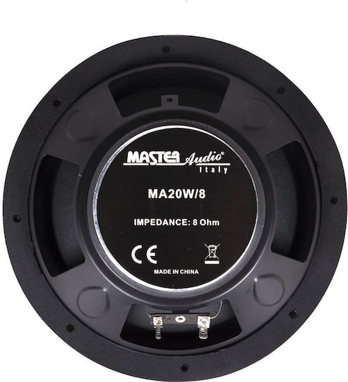 Master Audio Ma20w/8 Woofer 8" Weiche Leistungsaufhängung 150 Watt Max bei 8 Ohm