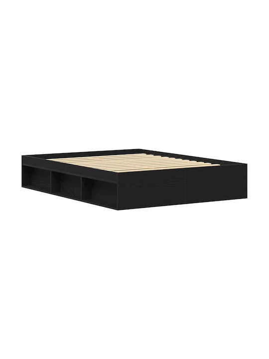 Vidaxl Bettgestell ohne Matratze 160x200cm Holzwerkstoff 1 Stück Doppel Braun