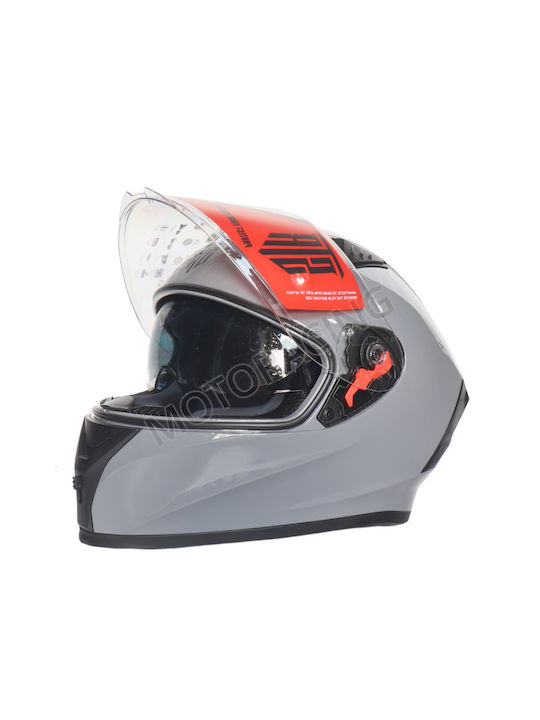 STR GT-1 negru mat Cască Moto Față întreagă ECE 22.06 cu Sunvisor