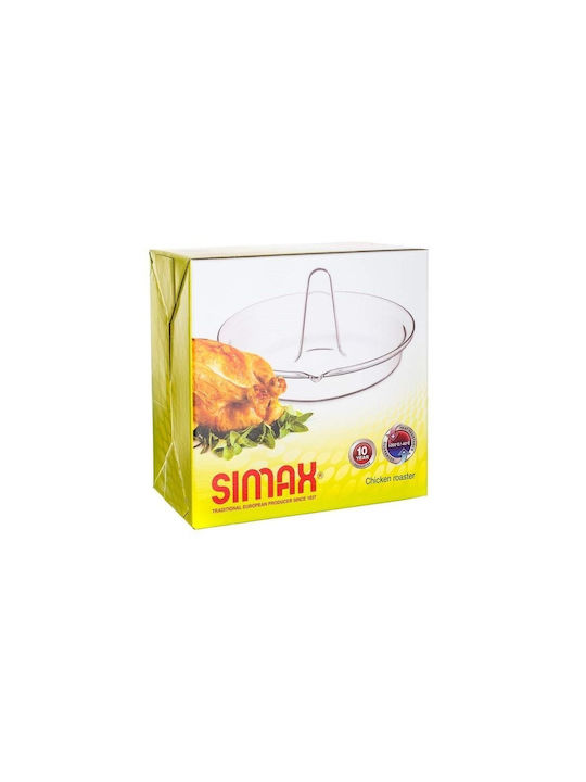 Simax Rotund Vas de Gătit Rezistent la Căldură Sticlă 24x24cm 1buc