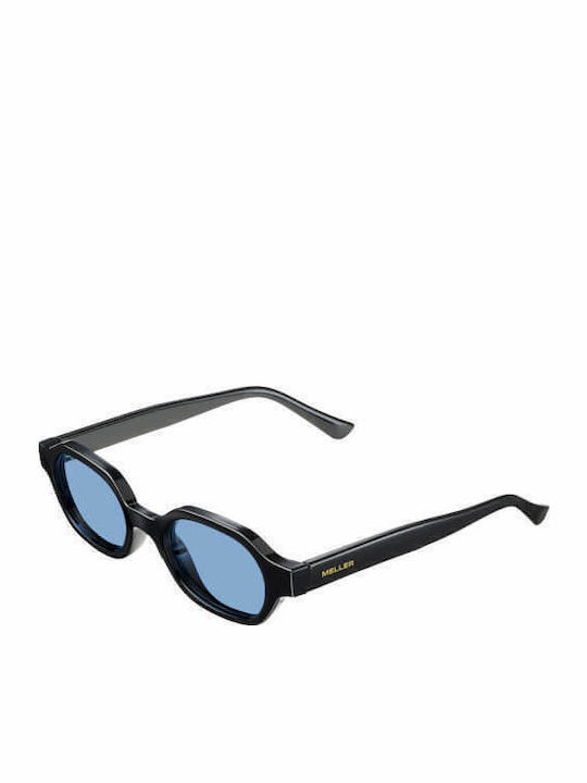 Meller Cumbi Unisex Γυαλιά Ηλίου με Μαύρο Κοκκάλινο Σκελετό και Μπλε Polarized Φακό