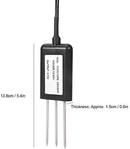Abs 0-10v 2-in-1 Soil Temperature Humidity Sensor Soil Moisture Sensor Transmitter