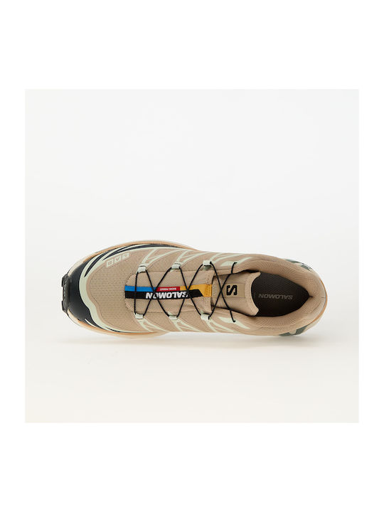 Xt-6 Sport Shoes Trail Running Oxford Tan / Carbon / Clearly Aqua