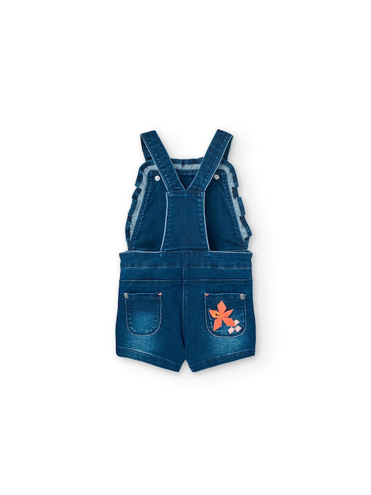 Boboli Kids Fabric Overall Blue