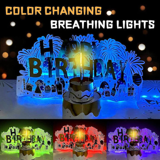 Osomepop Heijin2.0 Pop Up Greeting Card Birthday with Music in Black Color