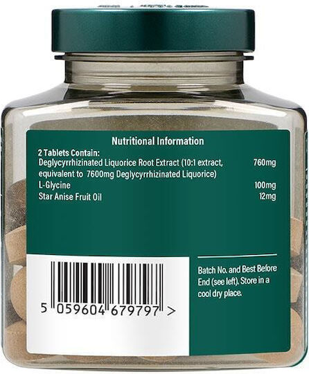Holland & Barrett Chewable Liquorice Extract 760mg 90 μασώμενες ταμπλέτες