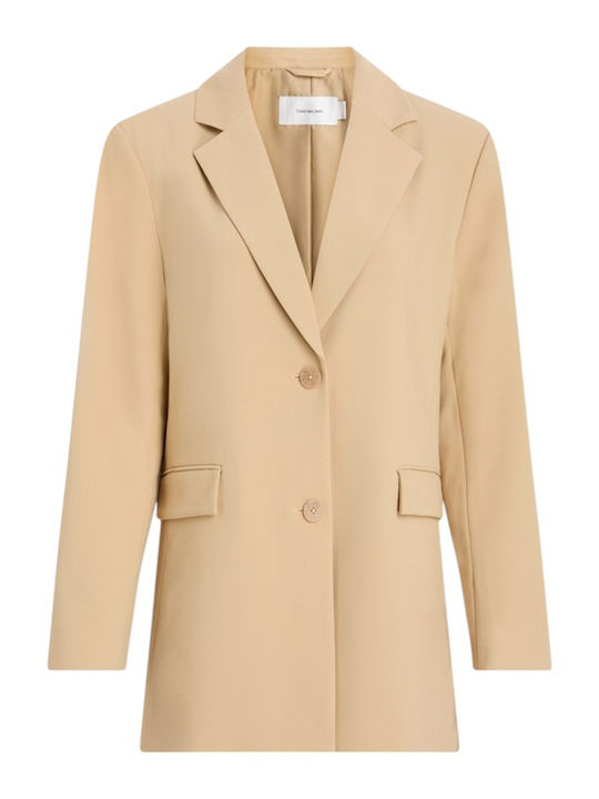 Calvin Klein Women's Blazer Cream