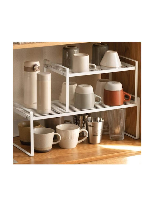 Metal Kitchen Cupboard Shelf 52.5x20.5x15.5cm Blue