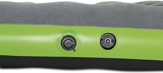 Bestway Inflatable Sleeping Mattress Single with Built-in Pump Roll & Relax 188x99x22εκ. Green