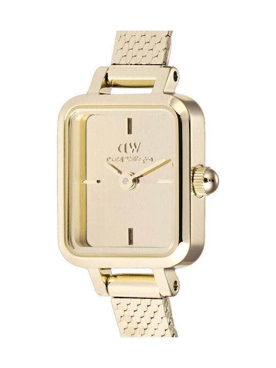 Daniel Wellington Quadro Ρολόι Μπαταρίας με Μεταλλικό Μπρασελέ Daniel Wellington Quadro Ρολόι Μπαταρίας με Μεταλλικό Μπρασελέ