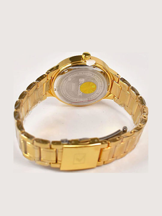 Curren Damen Uhr mit Gold Metallarmband
