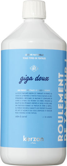 Kerzon Giga Doux Lichid Detergent pentru Sensibil & Culori Haine 1lt (30 Cupe de măsurare)