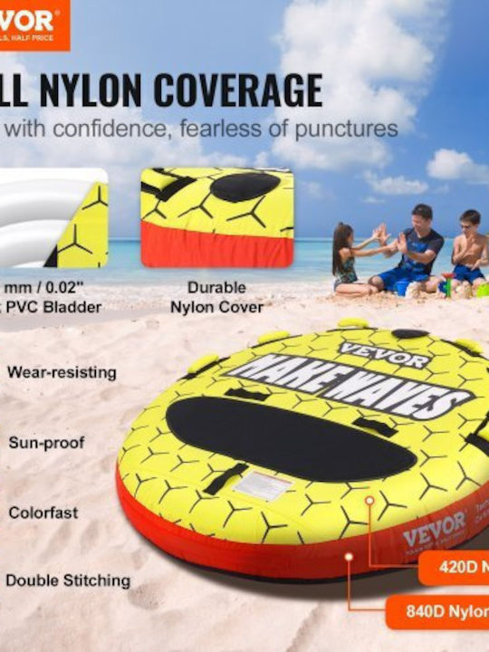 Vevor Inflatable Mattress for the Sea with Handles Light Blue 160.02cm. CQTLPDYX3R000A9FSV0