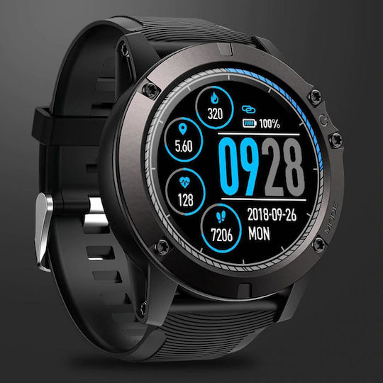 Zeblaze Vibe 3 Pro 50mm Smartwatch με Παλμογράφο (Μαύρο)