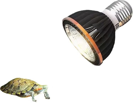 Λάμπα Ζέστης Led Uva+uvb 10 Φωτιστικά Ερπετών Χελώνας Χοντρό Σπείρωμα 3w