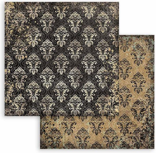 Scrapbooking Papers 10pcs 30.5×30.5cm Stamperia Maxi Background Sir Vagabond In Fantasy World