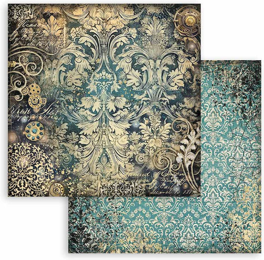 Scrapbooking Papers 10pcs 30.5×30.5cm Stamperia Maxi Background Sir Vagabond In Fantasy World