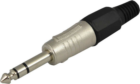 Cobra Stereo 1/4" Male Jack 6.35mm Plug Stereo 1/4" Αρσενικό Καρφί 6.3mm Βύσμα Ckx-007