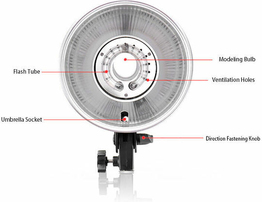 Tolifo 3 X Photography Studio Flash Tripods & Accessories All In One 1800 W