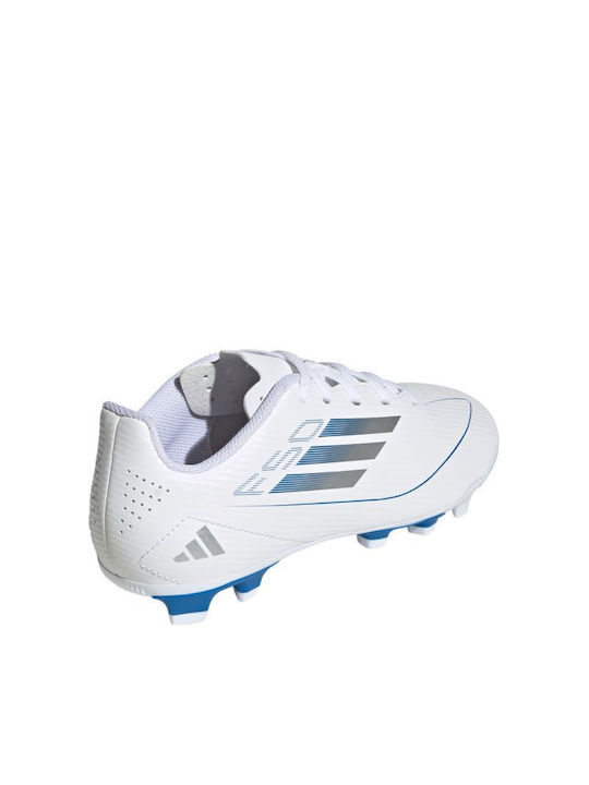 adidas Kids Molded Soccer Shoes White