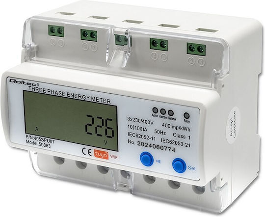 Qoltec Qoltec Elektrische Messgerät Für Elektrischen Schiene Tuya 50883