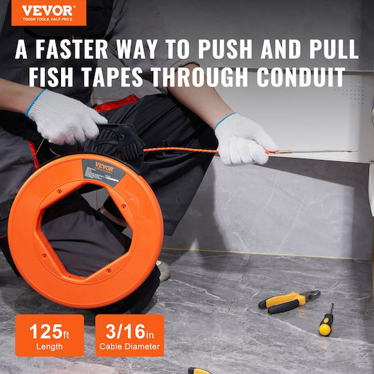 Vevor Electrician Fish Tape in Carrier 4.5mm/1m