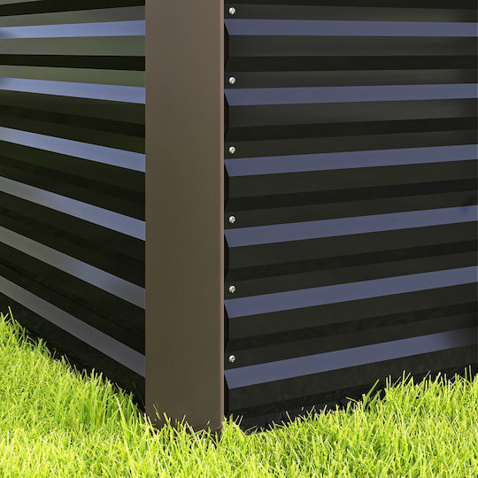 Outsunny Комплект 2 Сандъчета Dark Gray