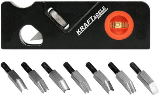 Kraft & Dele KD11258 Set Instrumente Mici Diverse cu Mâner din Lemn 7 Bucăți