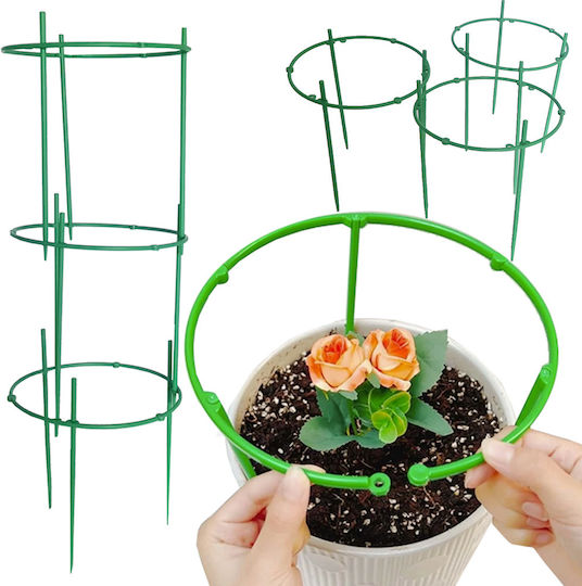 Suport pentru Flori Zola Formă Circulară Diametru 19 Cm Verde