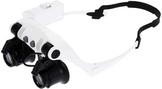 Portable Head Magnifying Glass with LED – 10x to 25x