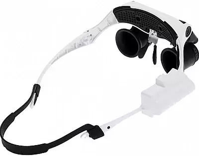 Portable Head Magnifying Glass with LED – 10x to 25x